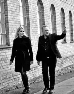 Lars og Catrine sort/hvid